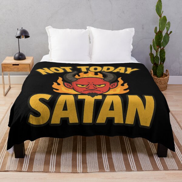 Item preview, Not Today Satan Funny Devil Design designed and sold by Nuvijo.
