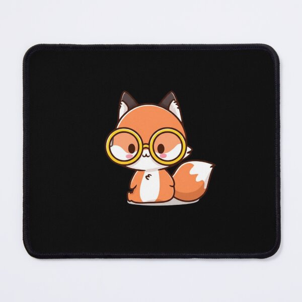 Item preview, Cute Chibi Fox with Oversized Glasses – Funny Kawaii Animal Design designed and sold by ColorSplash123.