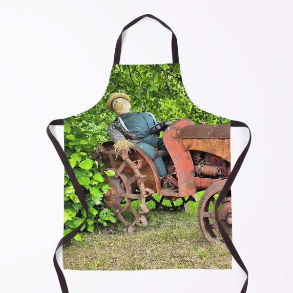 Item preview, Scarecrow on an old rusty tractor, Ireland designed and sold by FranWest.