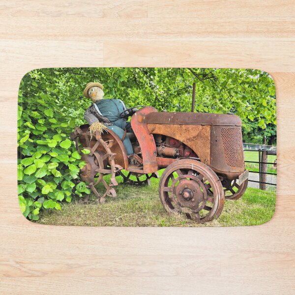 Item preview, Scarecrow on an old rusty tractor, Ireland designed and sold by FranWest.