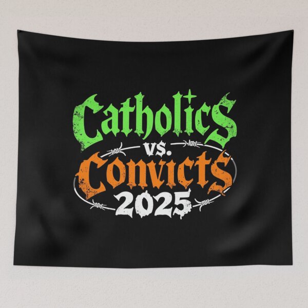 Item preview, Catholics Vs Convicts  designed and sold by NicolaMraz.