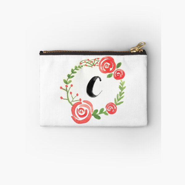Item preview, Initial C Rose Wreath designed and sold by raevend.