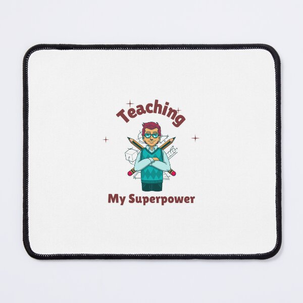 Item preview, Teaching My Superpower Teacher Design with Geometric Background Inspiration designed and sold by Ani-24.