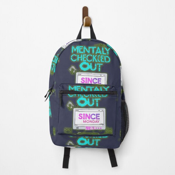 Item preview, Mentally Checked Out Since Monday – Funny Office Humor Quote for Workdays designed and sold by SnarkyTextStudiO.