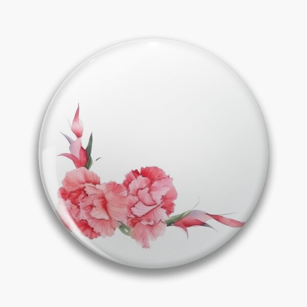 Item preview, Pastel Carnation Flowers – Pink Red Blank Greeting designed and sold by EmeraldeaArt.