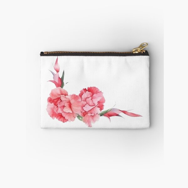 Item preview, Pastel Carnation Flowers – Pink Red Blank Greeting designed and sold by EmeraldeaArt.