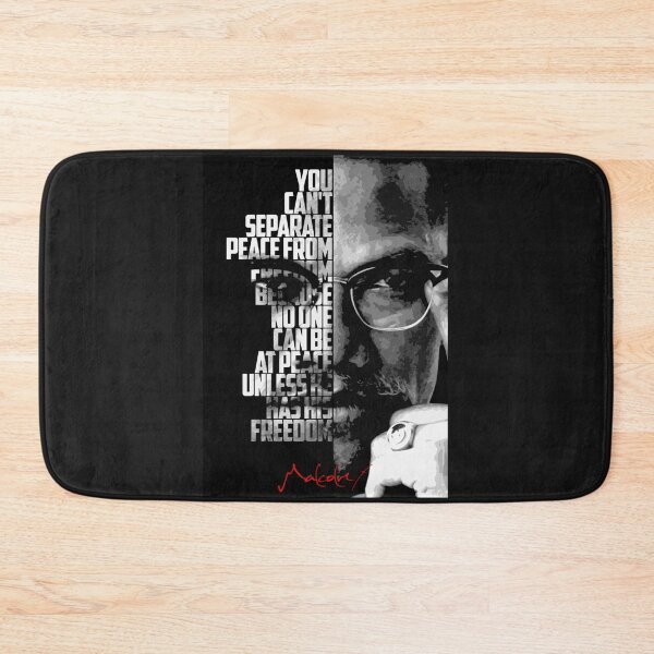Item preview,  Black And White Malcolm X Quote  designed and sold by StephanieHollif.