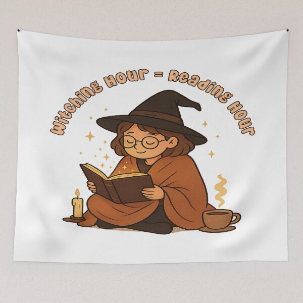 Item preview, Enchanted Witchy Reading Nook designed and sold by Rajasekar.