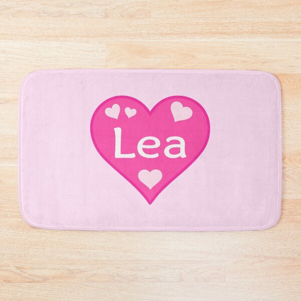 Item preview, Lea Name Pink Heart  designed and sold by Jeallan Designs.
