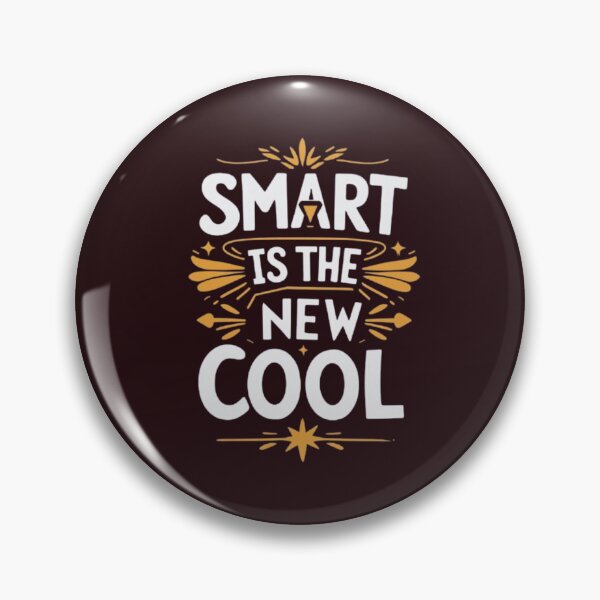 Item preview, Smart Is the New Cool – Motivational Quote Design designed and sold by Lazy Planet.
