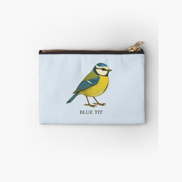 Item preview, Blue Tit – Vintage Field Guide Style Bird Illustration for Nature Lovers & Forest School designed and sold by The Digital Compass.