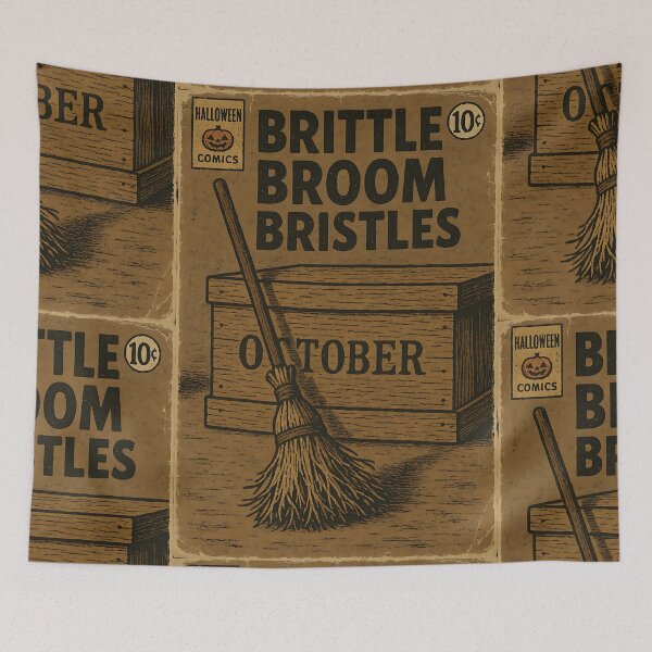 Item preview, Halloween Ephemera: Brittle broom bristles designed and sold by bapupa.