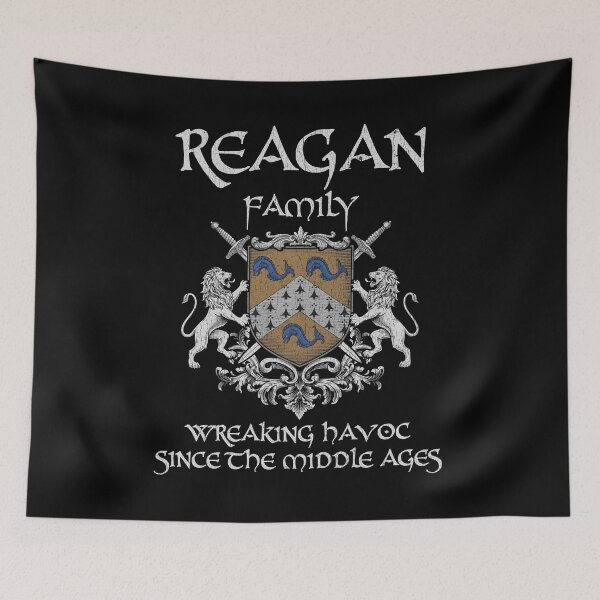 Item preview, Reagan Family Crest – Medieval Heritage Emblem for Ancestry Lovers & Vintage Style Fans designed and sold by 9X FR.