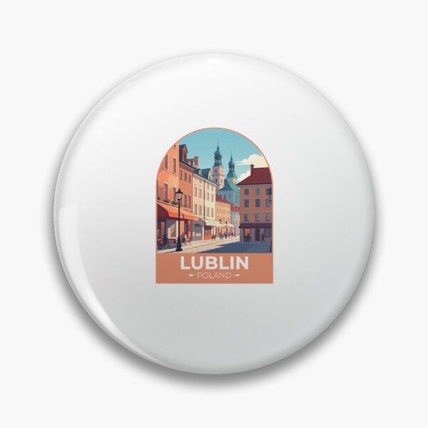 Item preview, Lublin Poland Sticker designed and sold by TulipaGraphics.