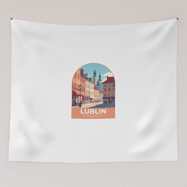 Item preview, Lublin Poland Sticker designed and sold by TulipaGraphics.