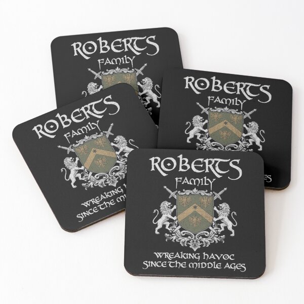 Item preview, Roberts Family Crest – Medieval Heritage Emblem for Ancestry Lovers & Vintage Style Fans designed and sold by 9X FR.