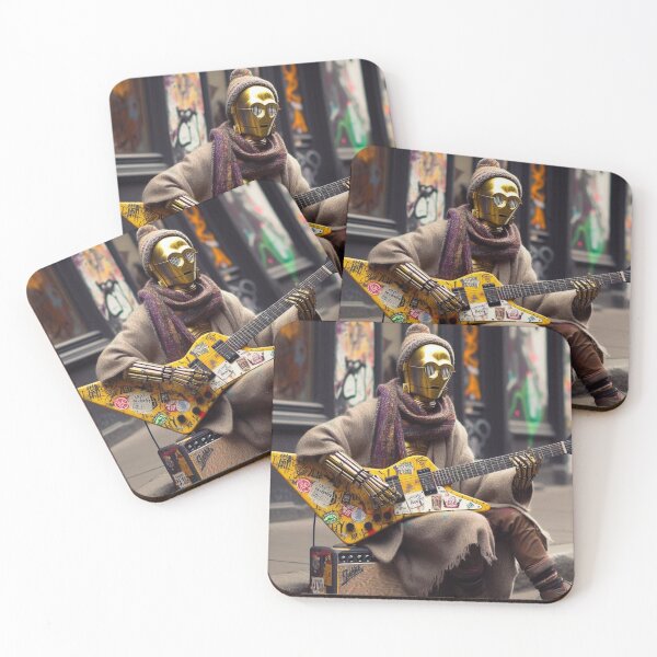 Item preview, "Amped & Dangerous: Stick It to the Strum!" designed and sold by Print Fiction.