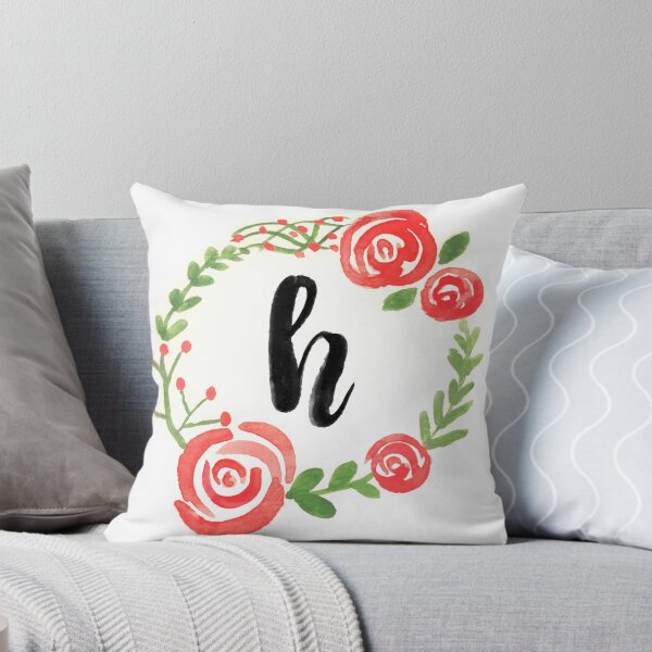 Item preview, Initial H Rose Wreath designed and sold by raevend.