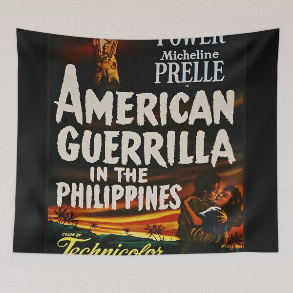 Item preview, American Guerrilla in the Philippines 1950 Movie Poster – Vintage War Film Print – Tyrone Power Classic Cinema Wall Art designed and sold by neildoch.