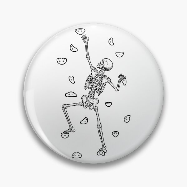 Item preview, Rock Wall Climber Halloween Skeleton Funny Climbing Climbers designed and sold by GrandeDuc.