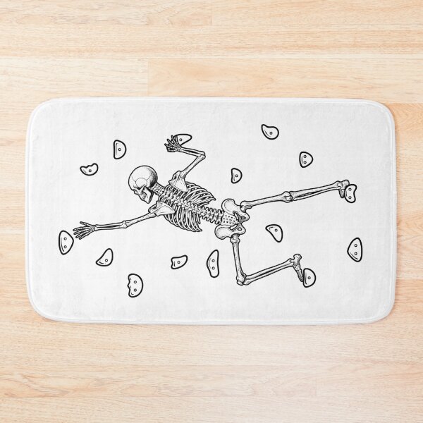 Item preview, Rock Wall Climber Halloween Skeleton Funny Climbing Climbers designed and sold by GrandeDuc.