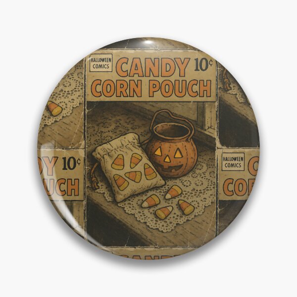 Item preview, Halloween Ephemera: Candy corn pouch designed and sold by bapupa.