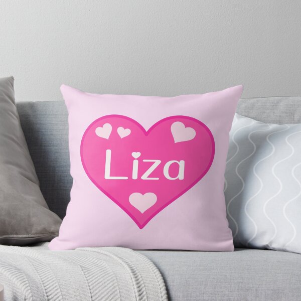 Item preview, Liza Name Pink Heart  designed and sold by Jeallan Designs.
