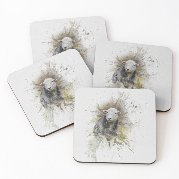 Item preview, Herdwick Sheep Watercolour Photograph designed and sold by Jane Stanley Photography.