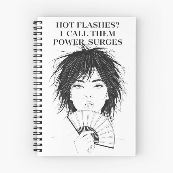 Item preview, Hot Flashes Power Surges – Bold WDNC Perimenopause Art designed and sold by jelonkaa.
