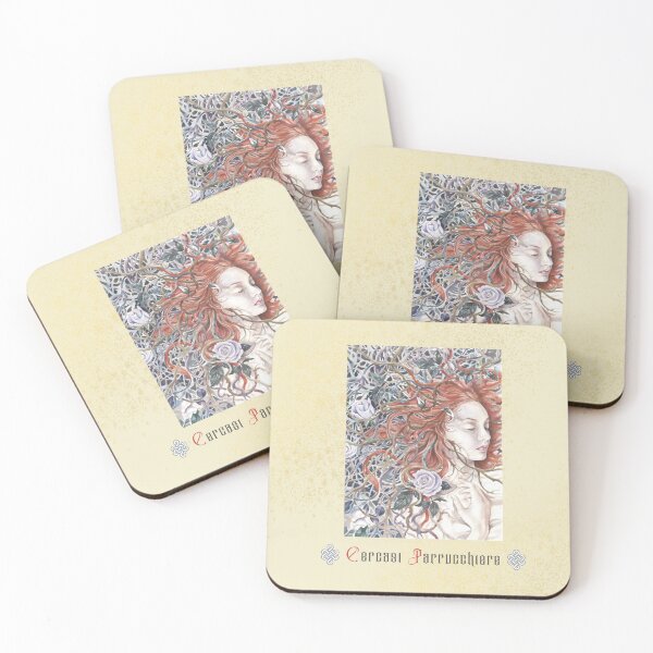 Item preview, Rosaspina-Cercasi Parrucchiere-Illustrazione ad acquerello designed and sold by ArcanaAtelier.