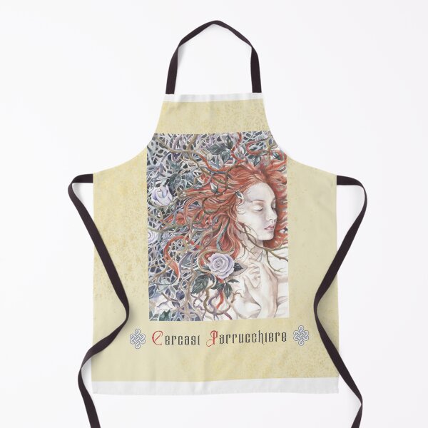 Item preview, Rosaspina-Cercasi Parrucchiere-Illustrazione ad acquerello designed and sold by ArcanaAtelier.