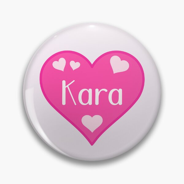 Artikelvorschau, Kara Name Rosa Herz entworfen und verkauft von Jeallan Designs.