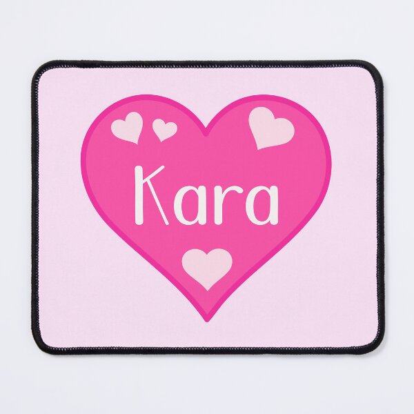 Item preview, Kara Name Pink Heart designed and sold by Jeallan Designs.