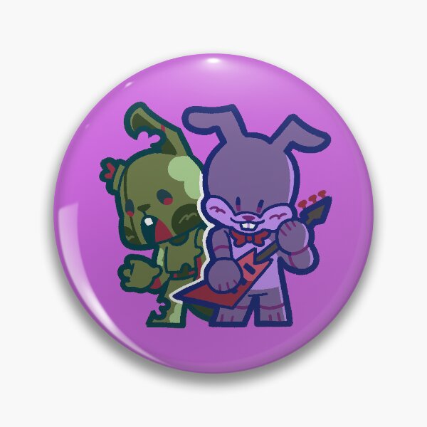 Item preview, Bonnie & Springtrap - FNAF (MINI CHIBI) designed and sold by kitsickles.