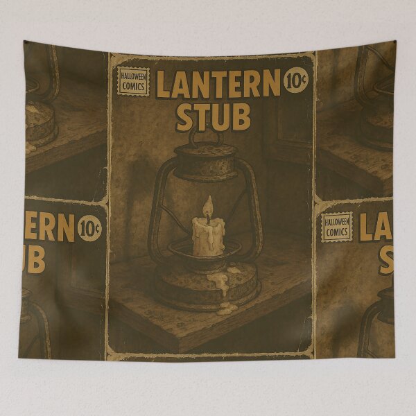 Item preview, Halloween Ephemera Cover: Lantern stub designed and sold by bapupa.