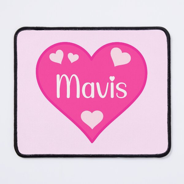 Item preview, Mavis Name Pink Heart  designed and sold by Jeallan Designs.