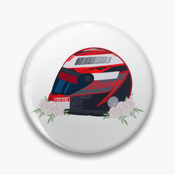 Item preview, Kimi Raikkonen 2008 Helmet With Flowers  designed and sold by OriDraws.