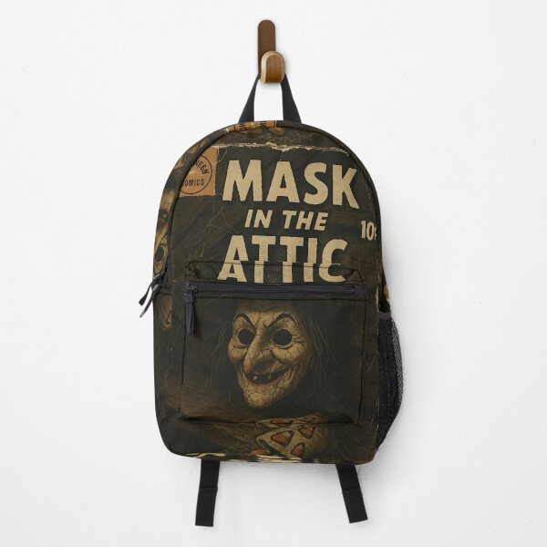 Item preview, Halloween Ephemera Cover: Mask in the attic designed and sold by bapupa.