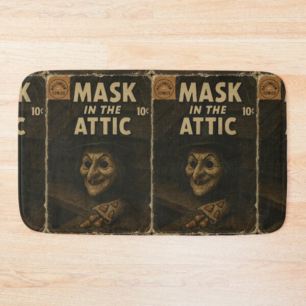 Item preview, Halloween Ephemera Cover: Mask in the attic designed and sold by bapupa.
