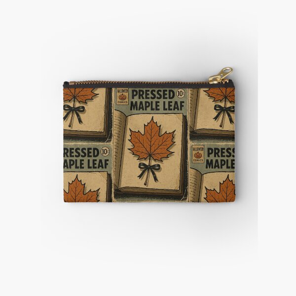 Item preview, Halloween Ephemera Cover: Pressed maple leaf designed and sold by bapupa.