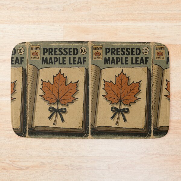 Item preview, Halloween Ephemera Cover: Pressed maple leaf designed and sold by bapupa.
