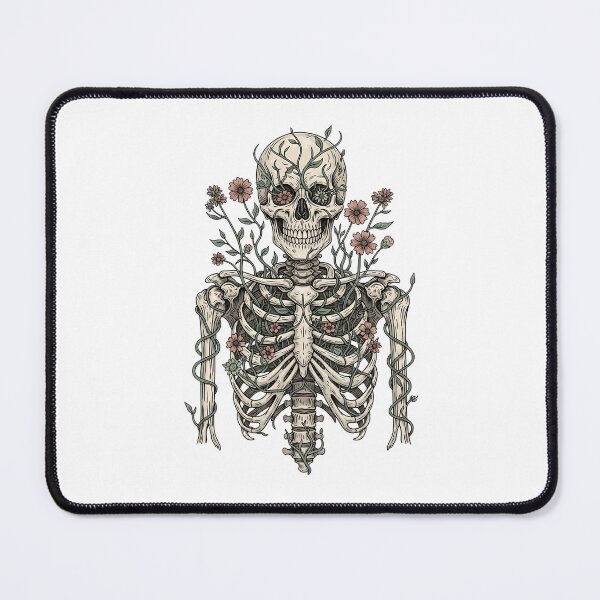 Item preview, Floral Skeleton – Life and Death Art Design designed and sold by Rank Sol.