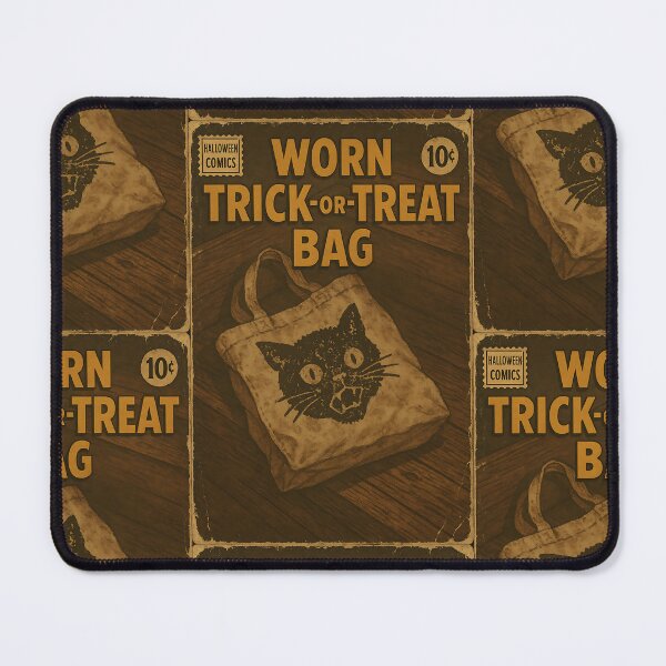 Item preview, Halloween Ephemera Cover: Worn trick-or-treat bag designed and sold by bapupa.