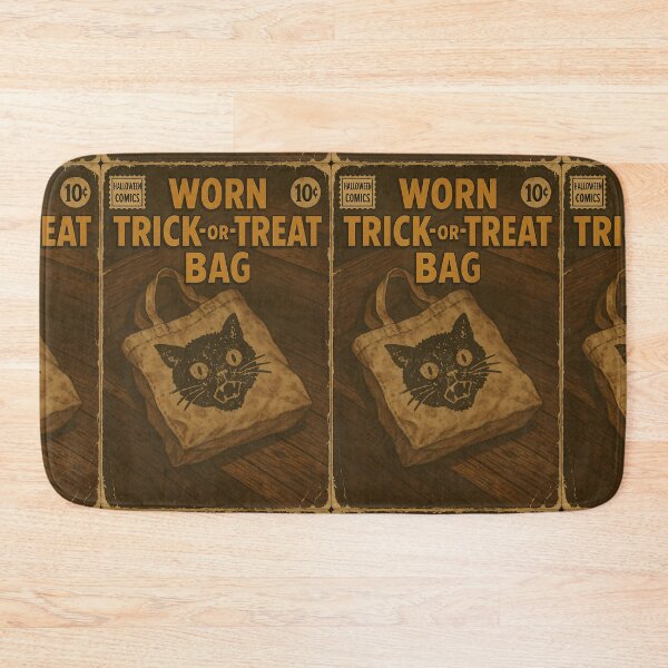 Item preview, Halloween Ephemera Cover: Worn trick-or-treat bag designed and sold by bapupa.