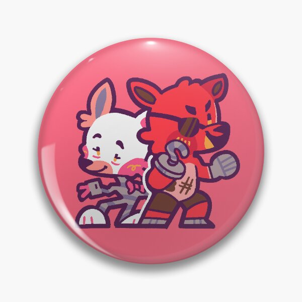 Item preview, Foxy & Mangle - FNAF (MINI CHIBI) designed and sold by kitsickles.