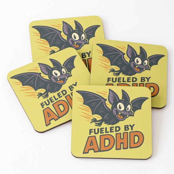 Item preview,  ADHD Happy Halloween Bat Cartoon designed and sold by Meandmyshop.