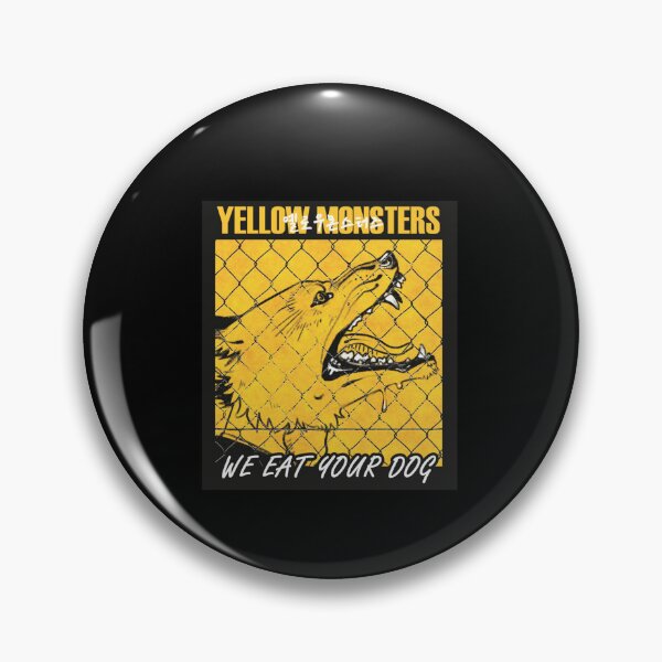Item preview, Yellow Monsters We Eat Your Dog Textless designed and sold by Zoeean24.