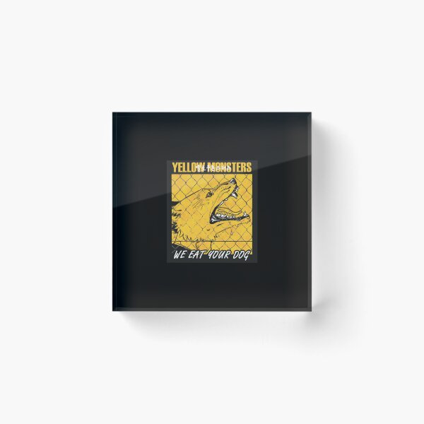 Item preview, Yellow Monsters We Eat Your Dog Textless designed and sold by Zoeean24.