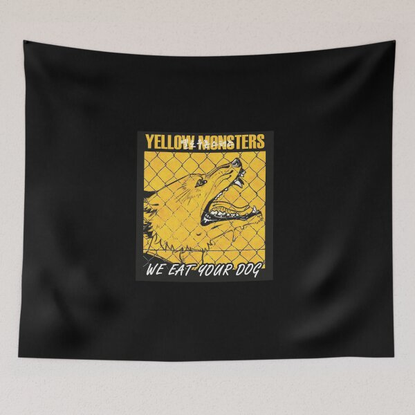 Item preview, Yellow Monsters We Eat Your Dog Textless designed and sold by Zoeean24.