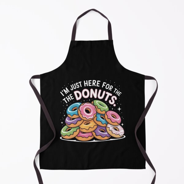 Item preview, Im Just Here For The Donuts Humor designed and sold by BHMARTS.